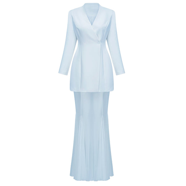 Enora Barrel Design Jacket & Skirt Set