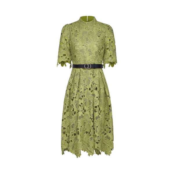 Valérie cut-out embroidered mini dress