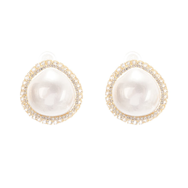 Gloria faux-pearl stud earrings