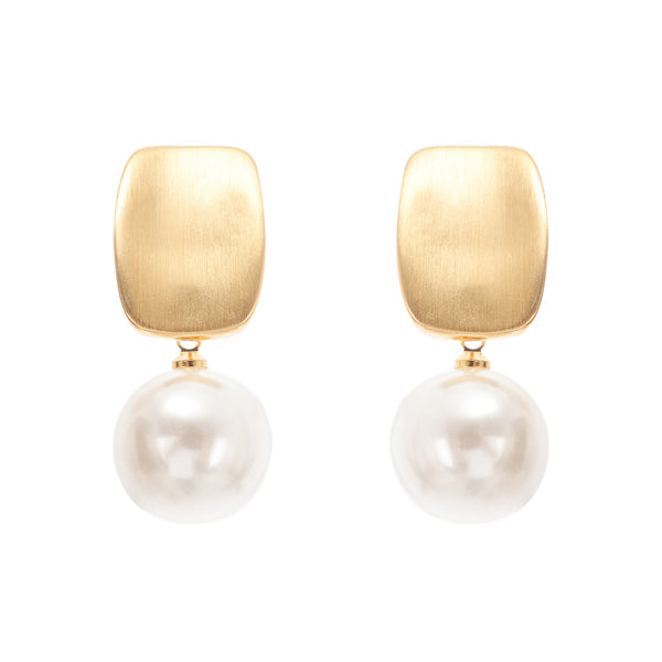 Pauline faux-pearl earrings