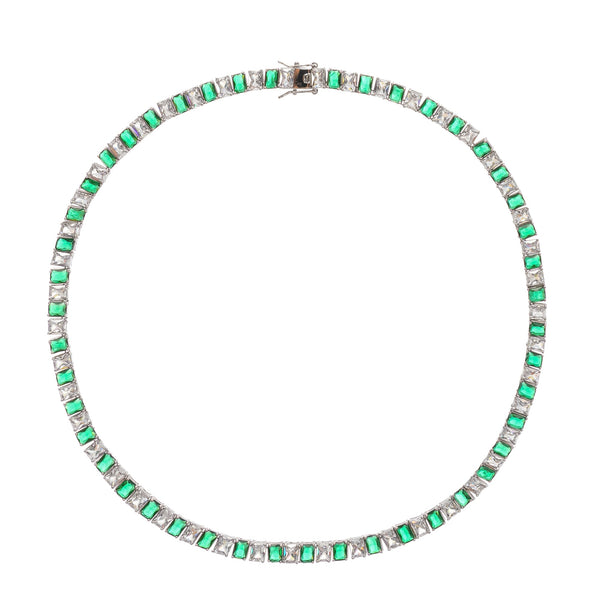 Florence Green Crystal-Embellished Necklace