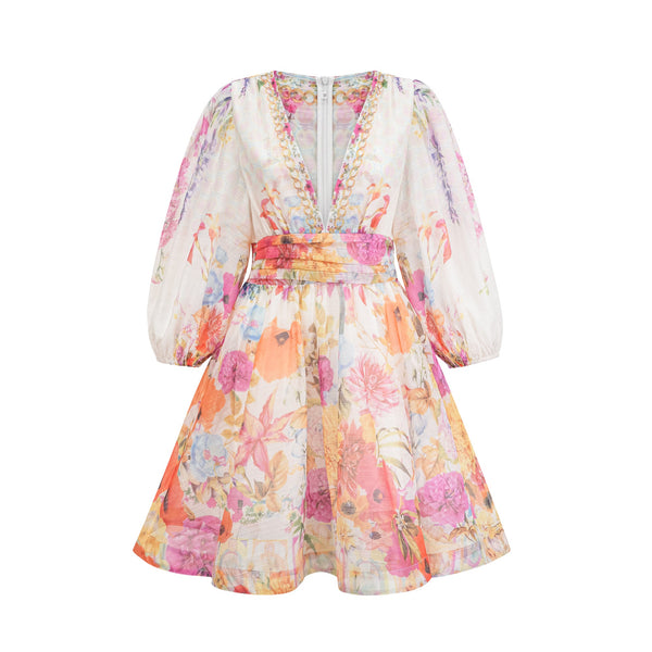 Axelle floral-print mini dress (US Only)