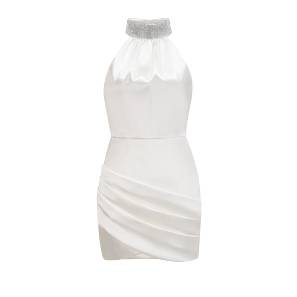 Tahiti embellished asymmetrical mini dress (US Only)
