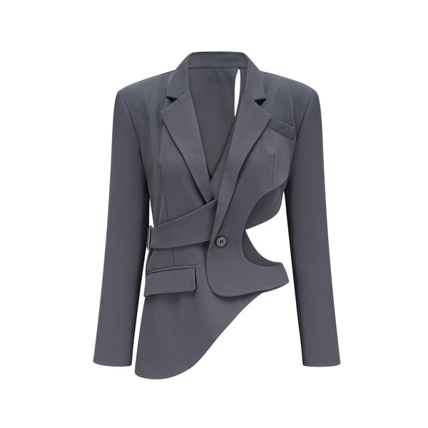 Amelie asymmetrical cut-out jacket