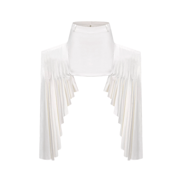 Karina layered-hemline mini skirt