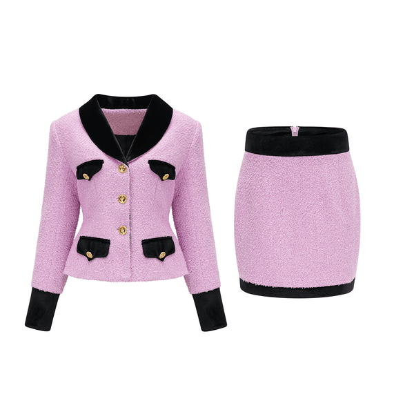 Emma Two-Piece Blazer and Skirt Set