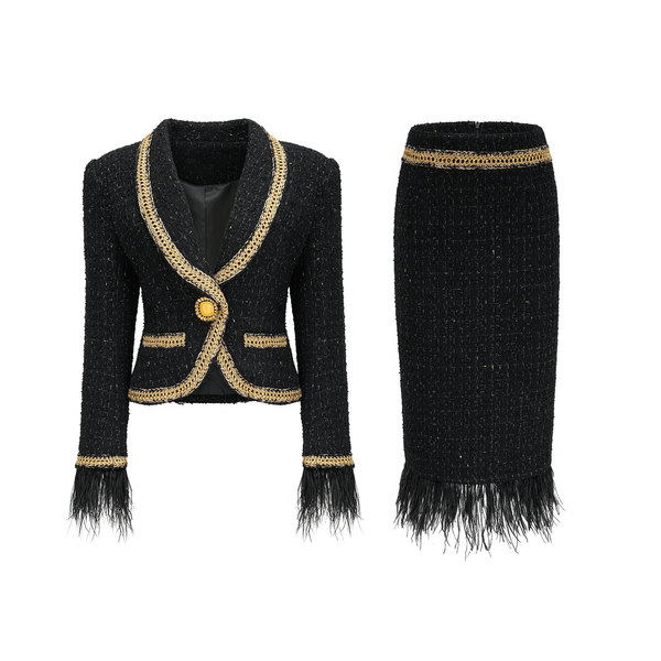 Maedhbh jacket & skirt matching set